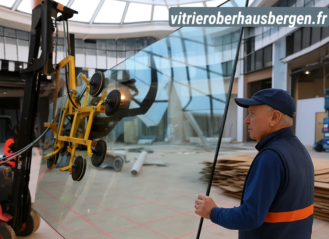 Remplacement de vitrine magasin Oberhausbergen